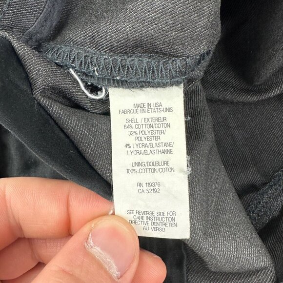 Helmut Lang Black Slim Pants Women’s Size 30 Made In USA - Picture 8 of 9